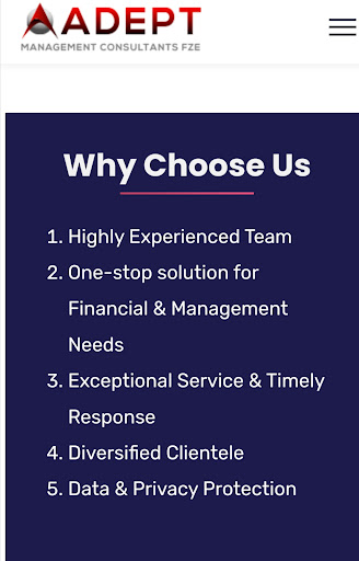 Adept Management Consultants FZE — BUSINESS in Dubai — photo 1